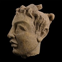 Life-Size Greek Style Terracotta Head