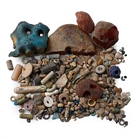 Egyptian Faience Beads and Other Fragments