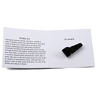 Whitby Jet Sample with Printed Information Card