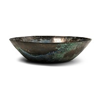 Sasanian Polished Bronze Bowl