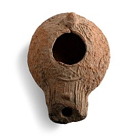 Judaean Terracotta Slipper Oil Lamp