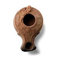 Judaean Terracotta Slipper Oil Lamp