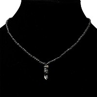 Roman Black Glass and Other Bead Necklace String
