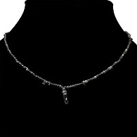 Roman Black Glass and Other Bead Necklace String