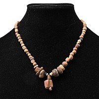 Western Asiatic Glass and Stone Bead Necklace String