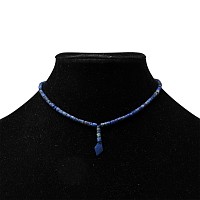Western Asiatic Style Lapis Lazuli Bead Necklace String