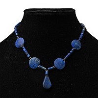 Western Asiatic Style Lapis Lazuli Bead Necklace String