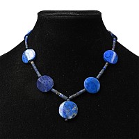 Western Asiatic Style Lapis Lazuli Bead Necklace String