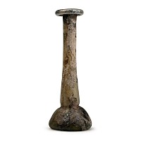 Roman Iridescent Tall Glass Unguentarium
