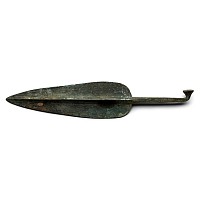 Western Asiatic Bronze Tanged Spearhead