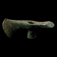 Luristan Bronze Socketted Adze-Axehead