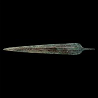 Luristan Bronze Tanged Short Sword