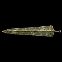 Luristan Bronze Tanged Short Sword