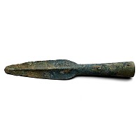 Luristan Bronze Socketted Spearhead