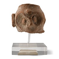 Greek Terracotta Votive Head