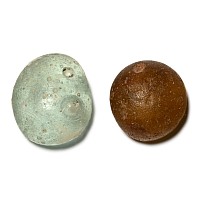 Roman Glass Gaming Counter Group