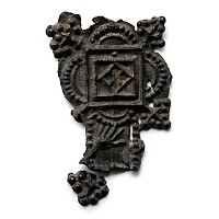 Medieval Pewter Pilgrim's Badge with Christ on Crucifix