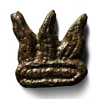 Medieval Pewter Saint Edward the Confessor's Crown Pilgrim's Badge