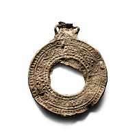 Roman Lead Votive Mirror Frame