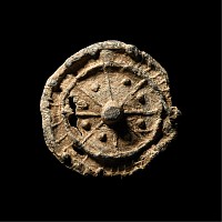Medieval Pewter Circular Pilgrim's Badge