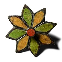 Roman Enamelled Bronze Plate Brooch
