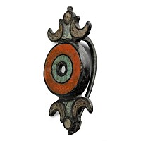 Large Roman Enamelled Bronze Plate Brooch