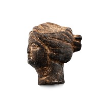 Greek Terracotta Head of a Goddess