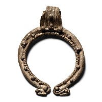 Roman Silver Lunar Pendant