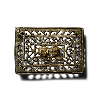 Roman Bronze Military Openwork Belt Plate