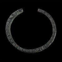 Roman Bronze Decorated Armilla Bracelet