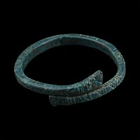 Roman Bronze Decorated Bracelet