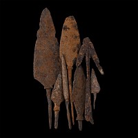 Roman to Medieval Iron Arrowhead Collection