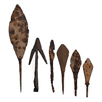 Roman to Medieval Iron Arrowhead Collection