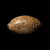 Greek Lead Slingshot with Inscriptions