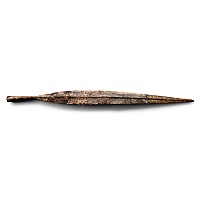 Very Large Iron Age Celtic Iron La Tene Socketted Spearhead