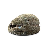 Phoenician Faience Scaraboid with Patterns