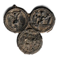Medieval Pewter Pilgrim's Badge of the Holy Blood of Wilsnack
