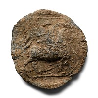 Medieval Pewter Badge with Agnus Dei