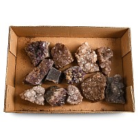 A Collection of Twelve [12] Large Amethyst Mineral Specimens