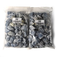 Group of One Hundred [100] Blue Calcite Mineral Specimens