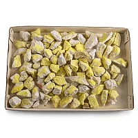 Group of Ninety [90] Medium Size Yellow Sulphur Mineral Specimens