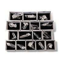 Group of Seventeen [17] Boxed Arkansas Quartz Crystal Display Specimens