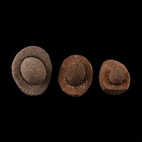 Group of Three [3] Kalahari Desert Wind Stones in Gift Bags