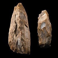 Very Large Stone Age Flint Core Group