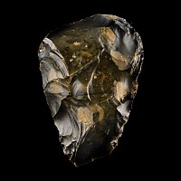 Stone Age Acheulean Knapped Flint Handaxe
