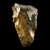 Stone Age Acheulean Knapped Flint Hand Axe