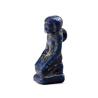 Egyptian Faience Kneeling Priest Amulet