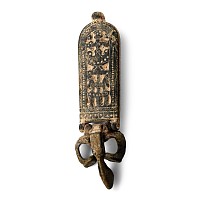 Byzantine Bronze Buckle with Decorative Plate