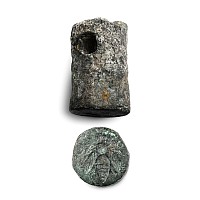 Greek Die with Ephesus Bee