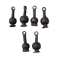 Egyptian Silver Poppy Amulet Group